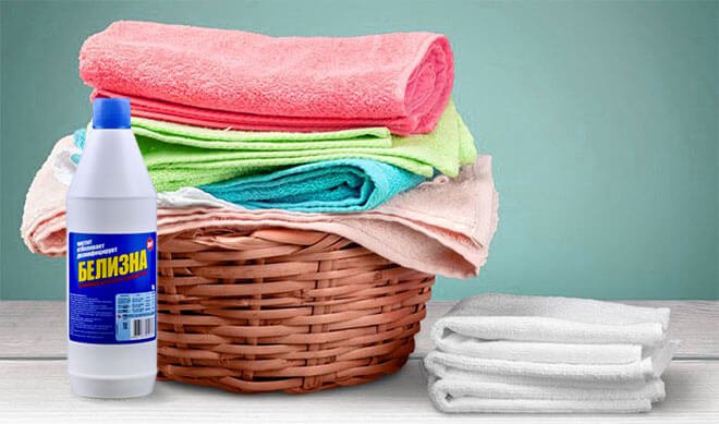 Как отстирать кухонные полотенца в стиральной машине с отбеливателем?