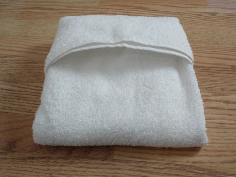 Как компактно складывать полотенца